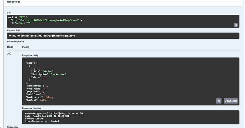 CRUD ASP.NET Core API